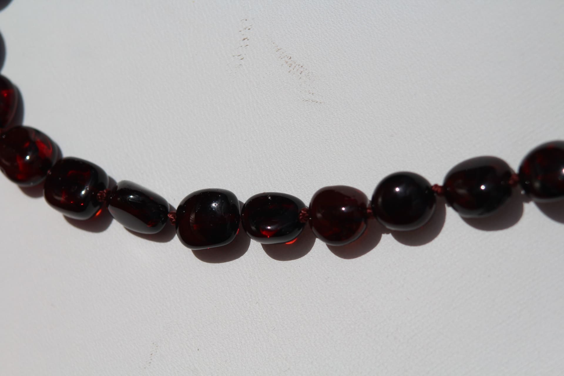 Collier ambre sans fermoir