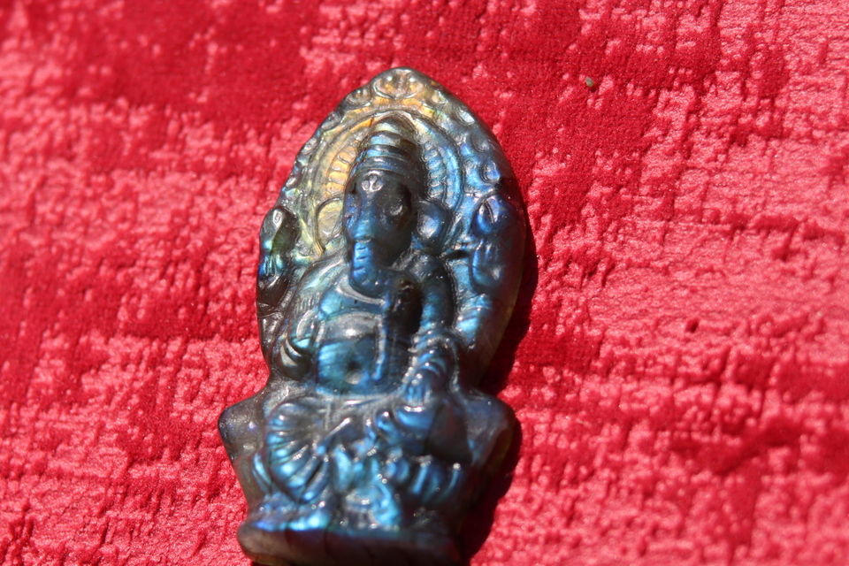 Labradorite Ganesh
