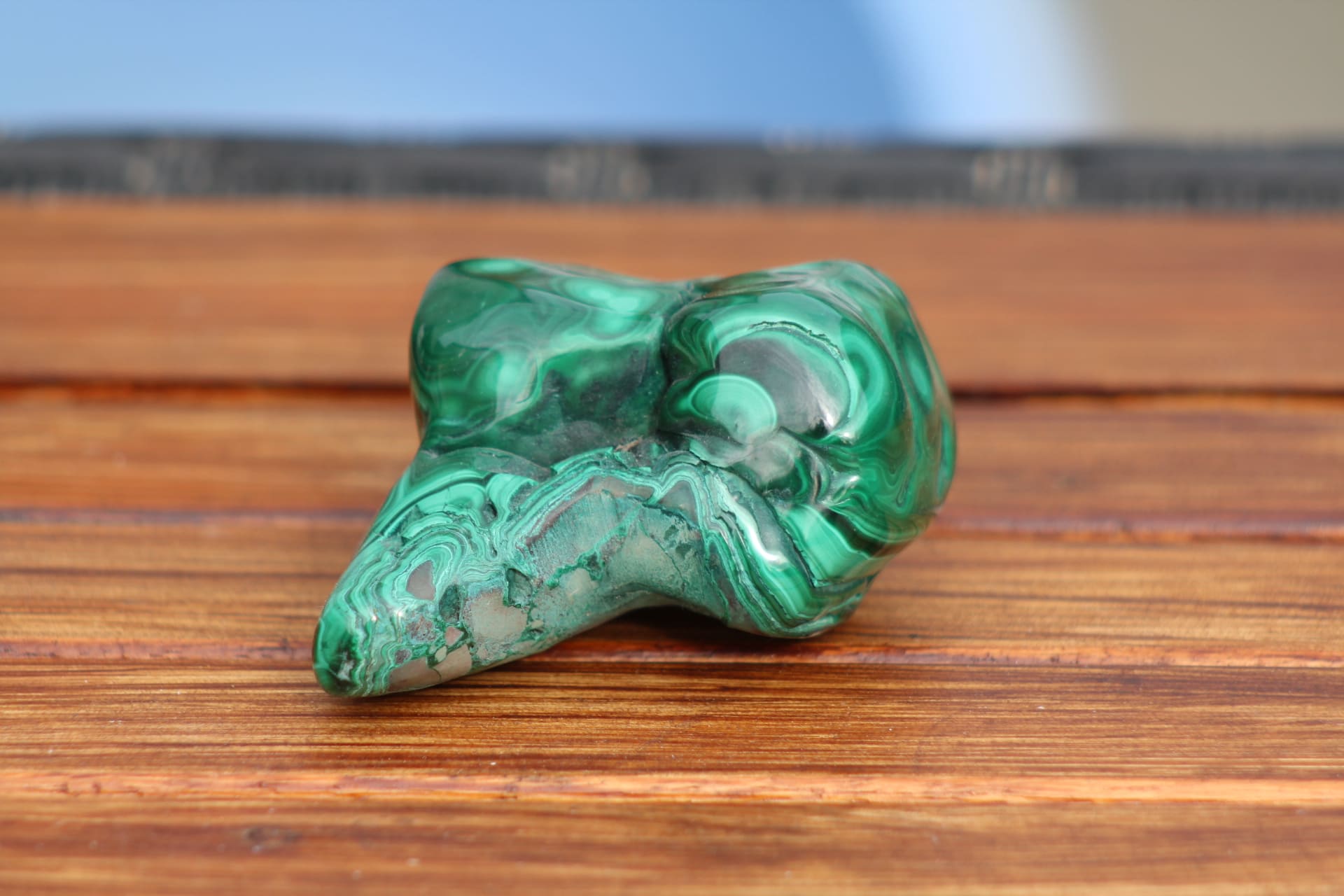 Malachite polie