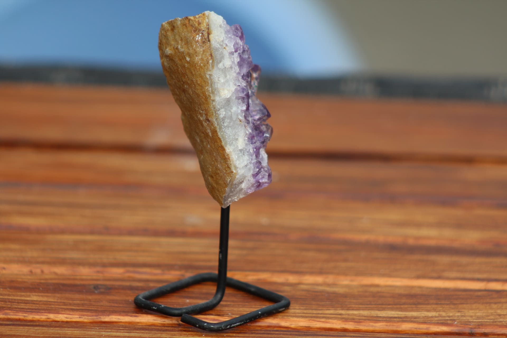 Améthyste sur socle